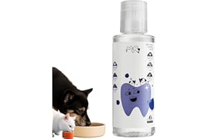 LEWELLRY Dental Water Additive, Specialized Dental Care Formula，Natural Flavorless Teeth Cleaning Mouthwash, Freshens Dog Breath & Promotes Healthy Gums, Easy Daily Use for All Pet (200ML)