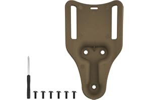 TRSAIM Universal Belt Loop，Mid Ride Belt Loop 6075UBL Adapter 2" Belt Slot，6070UBL Adapter 2.25" Belt Slot，with Any Holster with The 3-Hole Pattern，Universal Belt Loop Plain