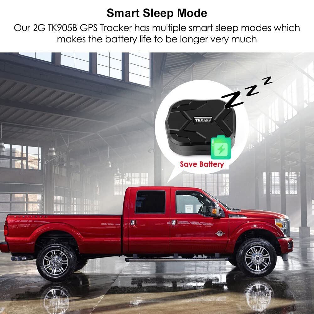 GPS Tracker for Vehicles 4G TK905B 10000mAh Long Battery Life, Car GPS Tracking Device Magnetic, Unlimited Distance Real-Time Tracking Rastreador Motorcycle Camping Car, APP No Subscription