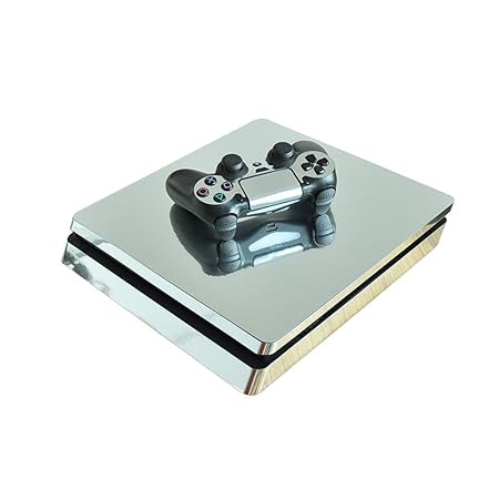 Stillshine PS4 Slim Konsole Design Foils Vinyl Skin Sticker Decal Sticker and 2 Playstation 4 Slim Dualshock Controller Skins