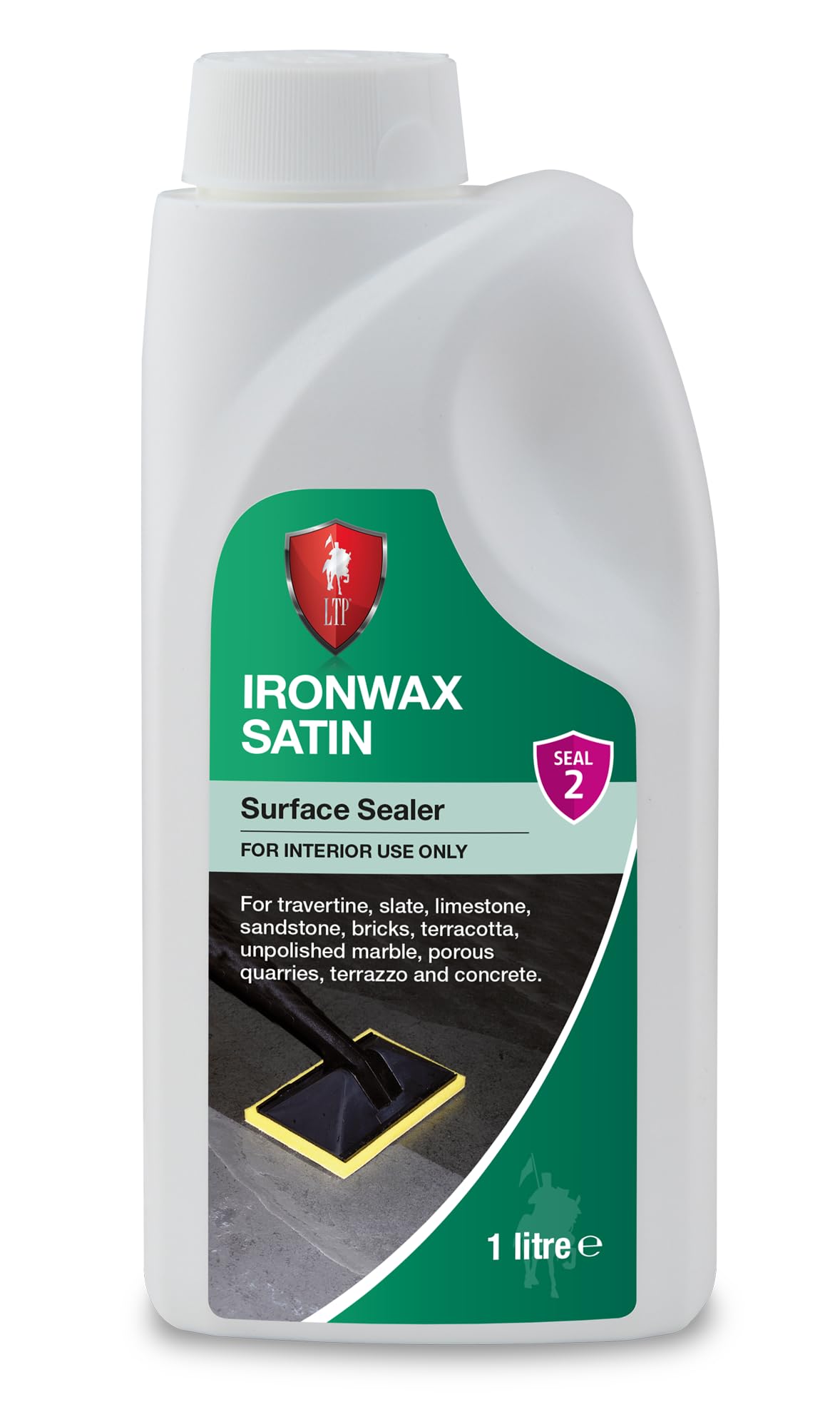 LTP Ironwax (LTP Ironwax Satin - 1 Litre - Surface Sealer for Interior Stone)