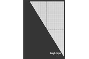 Graph paper Notebook with XY coordinates - millimeter paper with XY coordinates: gray lines | Large format 8.27" x 11.69" | N