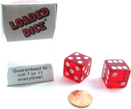 Koplow Games Transparent Loaded Dice (2)