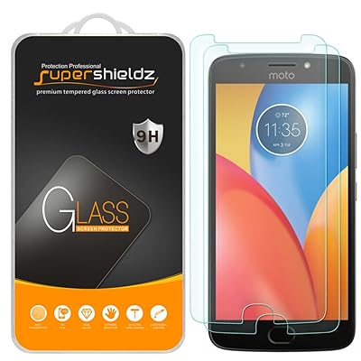 Screen Protector Moto E4 Cover Amazon Pack Supershieldz Tempered