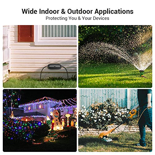 DEWENWILS 3 Pack Outdoor Extension Cord Safety Cover, WaterResistant