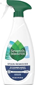 Seventh Generation Laundry Stain Remover, Free & Clear, Unscented, 16 Fl Oz