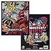 Monster High Pocket Folders, Spiral Notebooks, Wooden Pencils, Clawsome Giant Stickers, & Matching Purple Pencil Box (14 Piece Back to School Set)