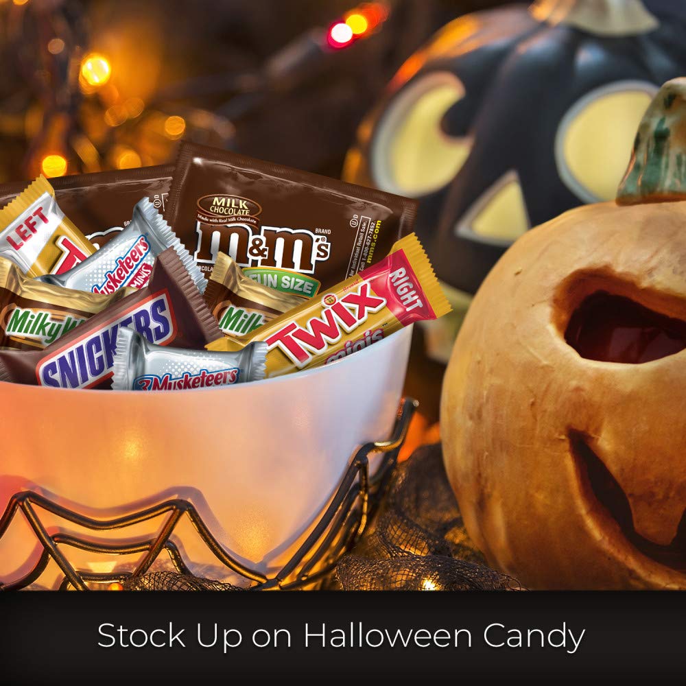 Mars Chocolate Favorites Halloween Candy Bars Variety Mix Bag (TWIX, MILKY WAY, SNICKERS, 3 MUSKETEERS, M&M'S Brands), 112.82 Oz, 375 Pieces : Grocery & Gourmet Food