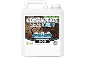 Compaction Cure Liquid Soil Aerator – Loosens Hard Soil & Improves Drainage – 1 Gallon (128 oz) = Covers up to 21,333 sq ft – Liquid Aeration for Lawns, No Mechanical Aerator Needed – Yard Mastery