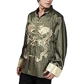 BTRC Mens Oriental Tai Chi Kung Fu Tang East Asian Chinese Top Jacket Coat