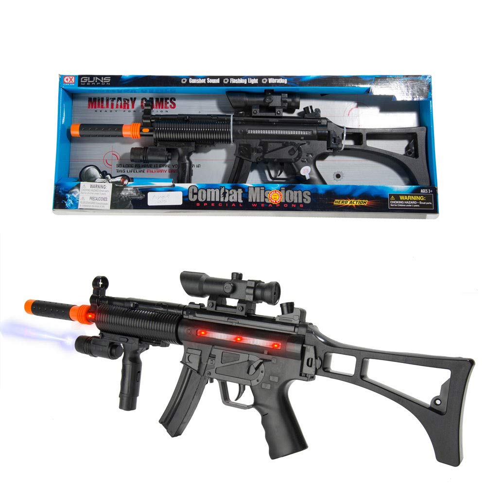 Buy Toy Guns for Kids Boys, Massive 28 Inch Military Assault Rifle Combat Force Machine Gun Toy