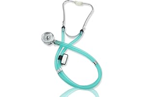 ELITE MEDICAL INSTRUMENTS EMI EMI Deluxe Sprague Rappaport Dual Head Stethoscope - Sea Foam (Translucent) - Perfect for Nurses, EMTs, and Medical Professionals