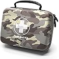 SHBC Waterproof First Aid Kit (228pcs) with All Basic or Advanced Supplies You Need. Suitable for Emergencies at Home or Outside, Travel, Home, Camping, Camouflage Grey