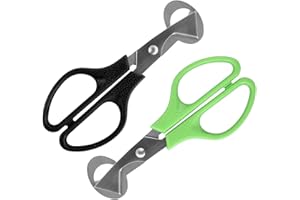 YILANJIN 2PCS Quail Egg Scissors, Anti-Rust Quail Eggs Opener, Shell Separator, Egg Shell Cutter, Small Quail Egg Cracker, St