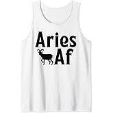 Aries AF Constellation Horoscope Zodiac Sign Tank Top