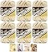 Bulk Buy: Lily Sugar'n Cream Yarn 100% Cotton Solids and Ombres (6-Pack) Medium #4 Worsted plus 4 Lily Patterns (Sonoma Prints 02018)