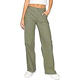 Celebrity Pink Women's Juniors High Rise Slouchy Wide Leg Trousers