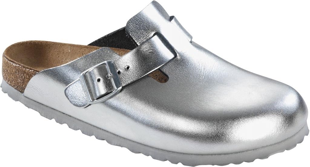 birkenstock boston patent leather clog