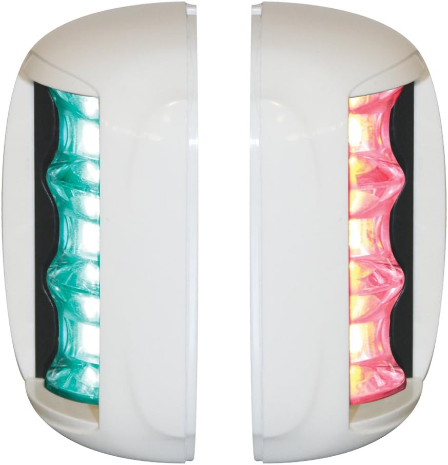 Set de feux Babord-Tribord FOS LED 20 112,5°, couleur blanche