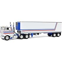 ミニカー DCP 1/64 Peterbilt 379 CoverWagon DCP 1/64 Peterbilt 379 Flattop With Covered Wagon Semi Truck