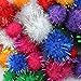 TECH-P® 50 Pack 2 Inch Glitter Poms Poms Sparkle Balls Pet Cat Toy Balls Christmas Holiday Party Decorations--Assorted