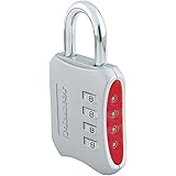 Master Lock Padlock, Set Your Own Combination Lock, 2 in. Wide, Assorted Colors, 653D