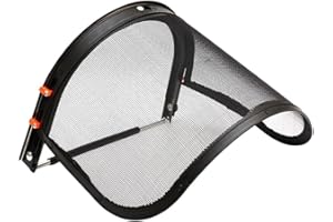 Mesh Safety Helmet, Professional Full Face Safety Helmet Hat Shield Protection with Mesh Visor for Industrial Chainsaw Garden