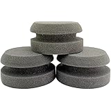 Chalk Style Painting Sponges - Set of 3-4” Round Reusable Handheld Sponge for Smooth Furniture Paint & Top Coat Application w