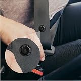 jeufun 4 Pairs Seat Belt Stop Button Anti-Slip ABS Black view 6