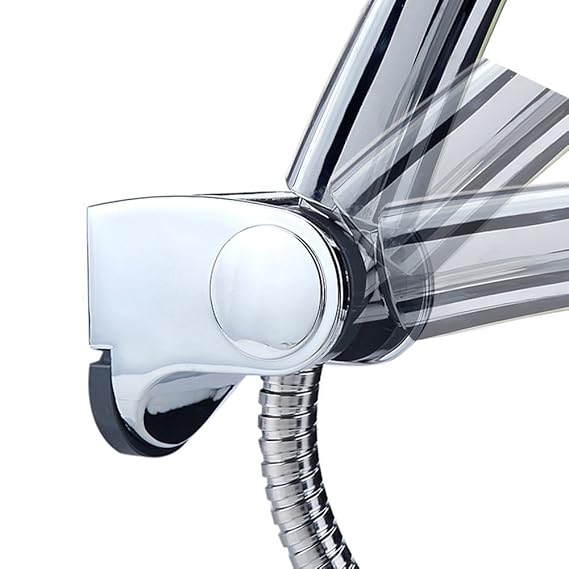 Acefy Angle Adjustable Shower Head Holder Bracket Wall Mounted, Easy to