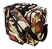 KAZE SPORTS Deluxe Bowling Bag for Single Ball - Tote Bag with Two Side Pockets (Camo)