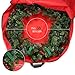 StorageMaid Wreath Storage Container Bag - 36-Inch Wreath Storage Box for Artificial Wreaths - Christmas Decoration Storage Made from Premium 420D Material with Handles & Zipper - 2 Pack