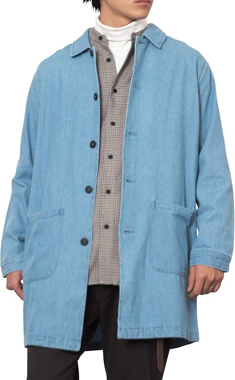 Amazon ジョーカーセレクト Joker Select コート スプリングコート ビッグシルエット メンズ M ブリーチ コート ジャケット 通販