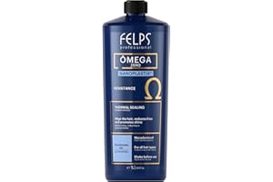 Felps Professional Omega - Thermal Sealing and Zero Unique Nanoplasty - Straightening & Smoothing Hair Treatment - Brazilian Keratin Blowout - Formaldehyde Free 1L/33.81oz