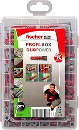 fischer PROFIbox DUOPOWER 538621 Wall Plug Assortment with Transparent Lid view 2