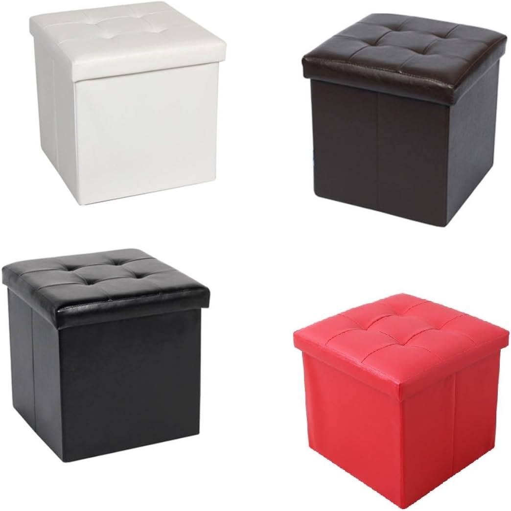 37 x 37 x 37 cm LSF90B – Taburete Cubo Cubo Caja Muebles: Amazon.es: Hogar