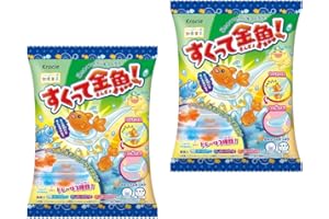 Kracie DIY candy "sukutte kingyo (goldfish scooping)" x2 With MAIKO sticker Pio big bazar