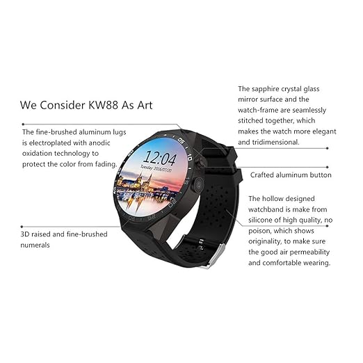 KJHG Smartwatch (GPS) para la Salud y la Forma física con ...