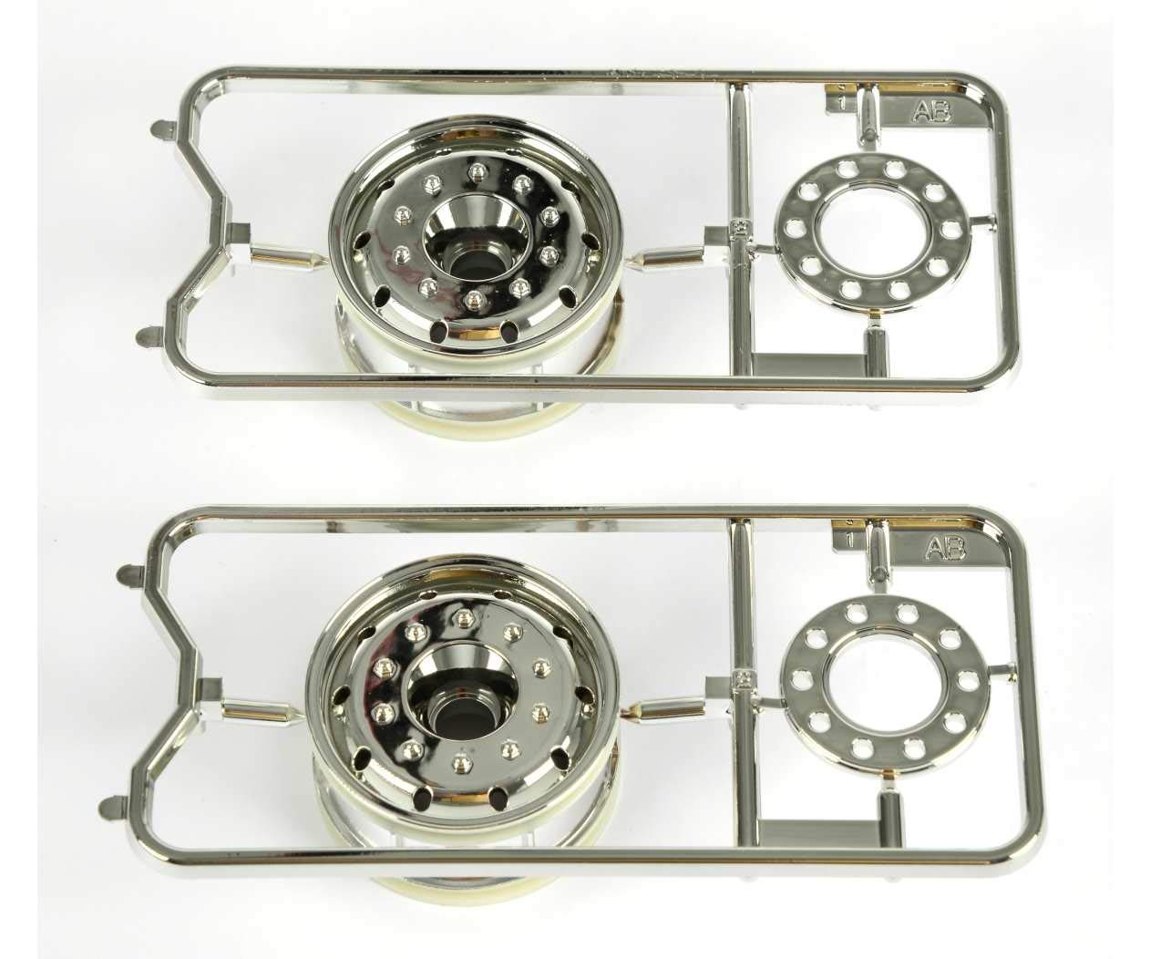 TAMIYA 319335674 Accessories: AB Wheel/Front, MERCEDES BENZ Actros 56335 2 Piece