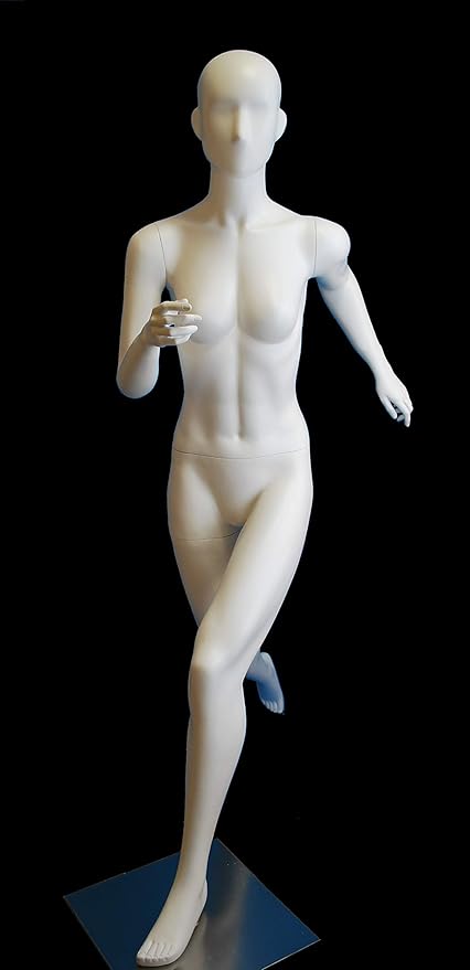 Amazon Co Jp 女性マネキン スポーツ Md Sws シルバつやけし 走るポーズ おもちゃ