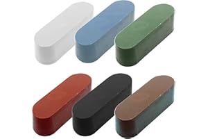 TWORIDER 6 Pcs Metal Buffing Polishing Compound for Buffing Wheel, Buffing Wheel Compound, Grit Corresponds to The Color from Coarse to Fine for Stainless Steel, Jewelry, Aluminum Polishing Compound -16 Oz