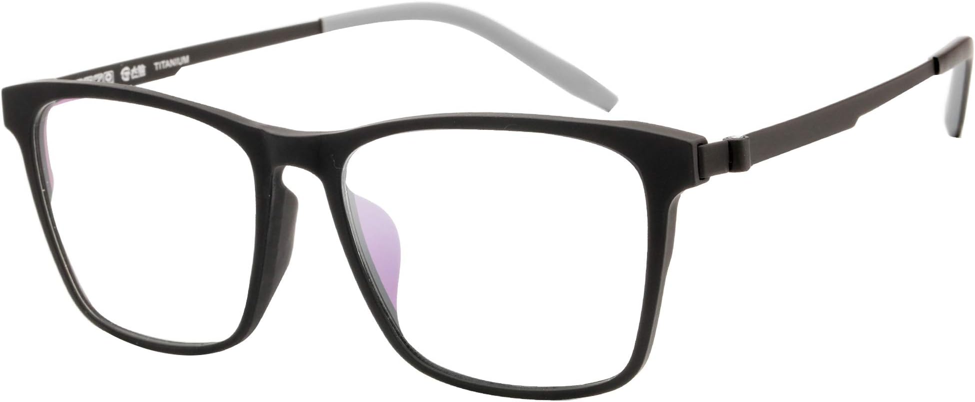 Large Square Optical Eyeglasses Non-prescription Glasses Frames For Men - Reedoon (DL2)