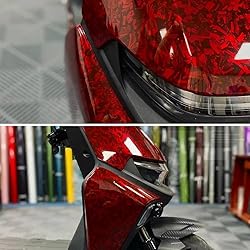 LZLRUN Forged Matte Carbon Fiber Black Vinyl Wrap