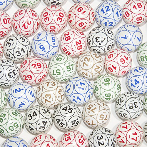 MR CHIPS Numbered Bingo Balls Replacement 1.5 Inch 12 Sided Bingo