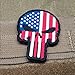 NEO Tactical Gear Punisher American Flag Morale Patch - 1 Pack