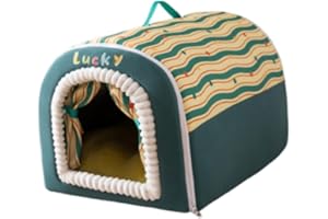 IEUDNS Pet Bed House Indoor Dog House Cave for Small Medium Large Dogs Cats Comfortable Puppy Kennel Warm Nest, L
