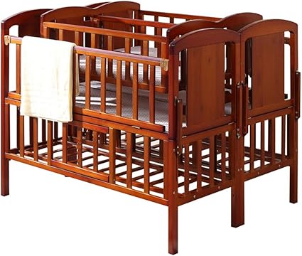 Kevin Bin Lit Bebe Lits Jumeaux Bois Pin Naturel Modes Multiples Peut Etre Episse Avec Un Grand Lit Donner Des Moustiquaires Et Un Berceau Amazon Fr Cuisine Maison