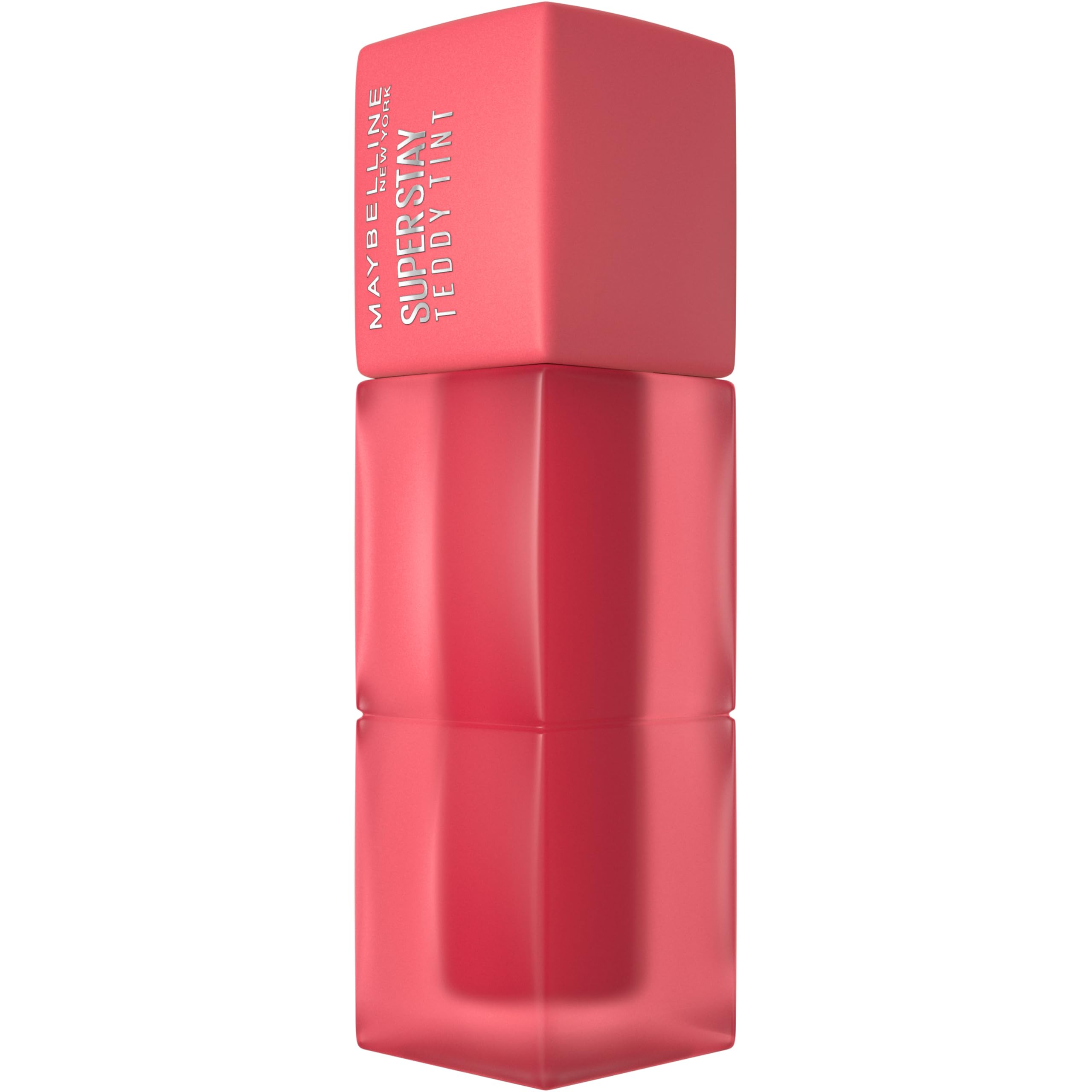 Maybelline Lip Tint & Lip Stain, Super Stay Teddy Tint, Long Lasting Lipstick, Matte Lip Gloss, 12H No-Transfer Lip Oil, Hydrating Lip Plumping Effect, Shade: Petalcore