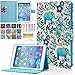 iPad Mini Case, iPad Mini 2/3 Case, Dteck Slim Fit Folio Stand PU Leather Case with Auto Sleep/Wake Magnetic Wallet Smart Cover for Apple iPad Mini 1/Mini 2/Mini 3 (Elephant Tribe)