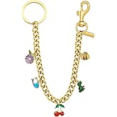 LSBDJDL cherry wallet chain Keychains purse extender chain for cute purse charms
